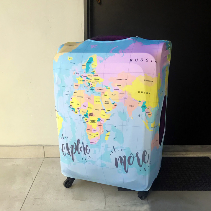 FUNDA PARA VALIJA MEDIANA - MAPA